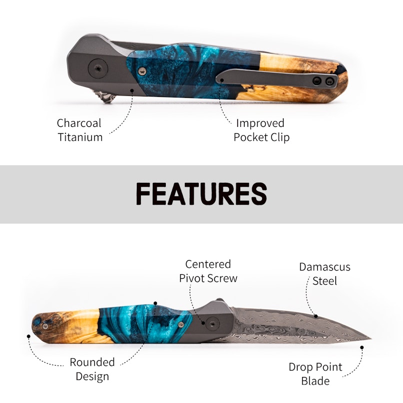 live edge knife features